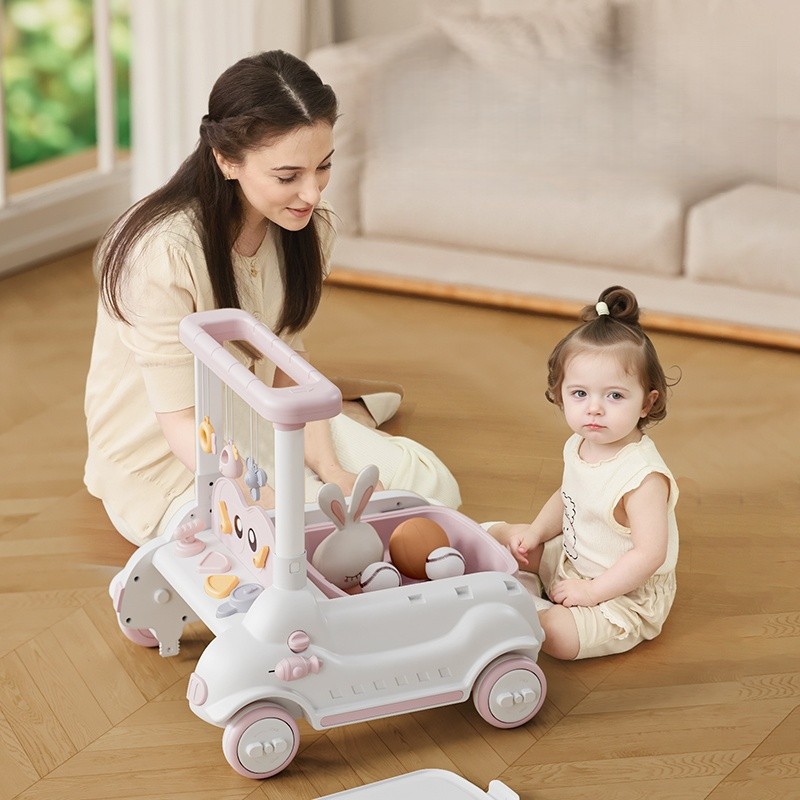 Sliding Car - Musical with Storage Basket