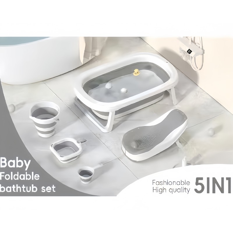 5 in 1 Bathtub Set - Foldable Compact Design