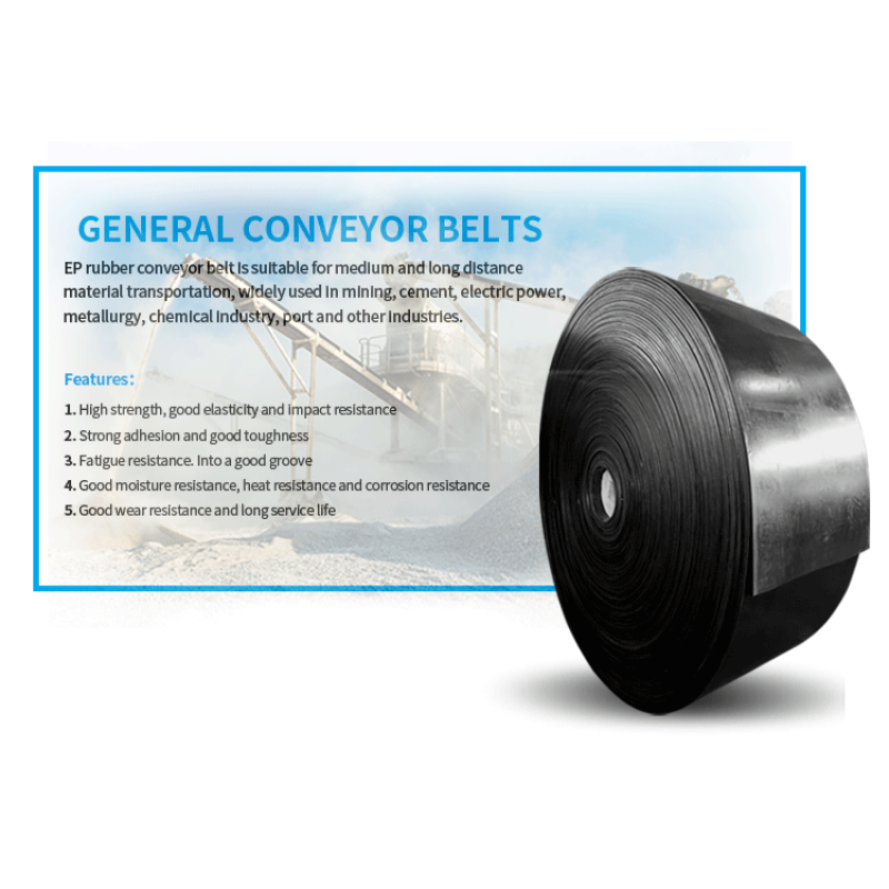 Steel Core Conveyor Belt - Tear Resistant