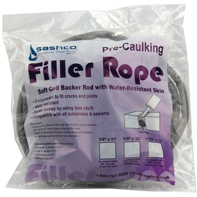 Foam Backer Rod - Pre-caulking Filler Rope