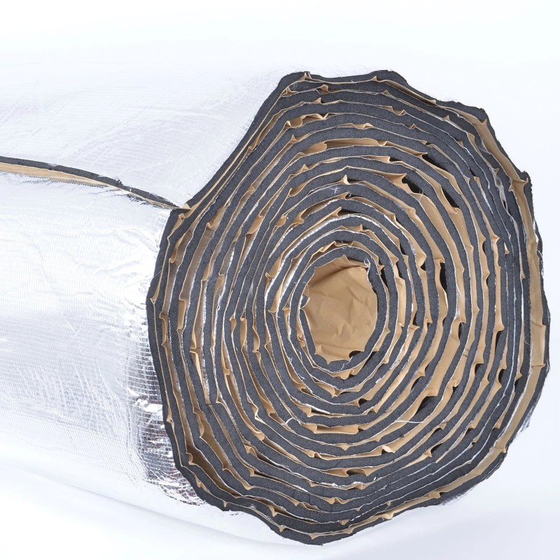 Aluminum Foil Rubber - Adhesive Backed