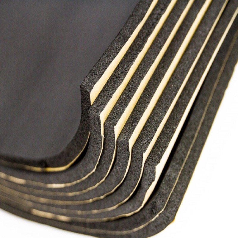 Aluminum Foil Rubber - Adhesive Backed