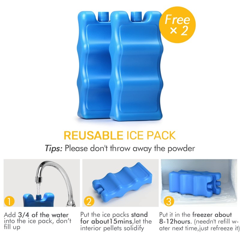 Baby Bottle Cooler Bag Manufacturer - Outdoor Double Deck Cooling Insulated Bag