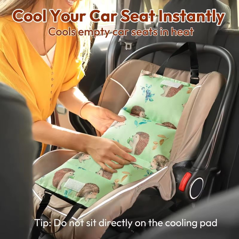 Stroller Cooling Pad Manufacturer - Summer Breathable Insulated Cushion with Ice Pack