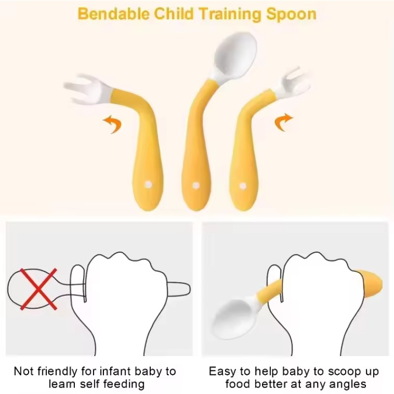 Baby Spoon Set Manufacturer - BPA Free PP Training Spoon and Fork Set