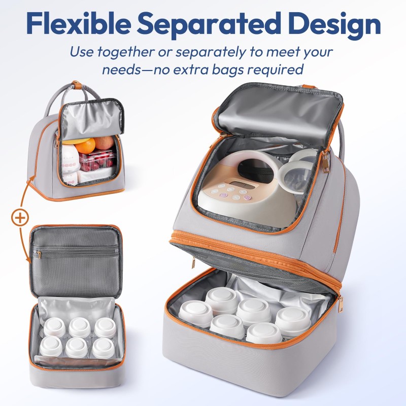 Baby Bottle Insulated Bag Manufacturer - Mommy Travel Breast Pump Shoulder Bag