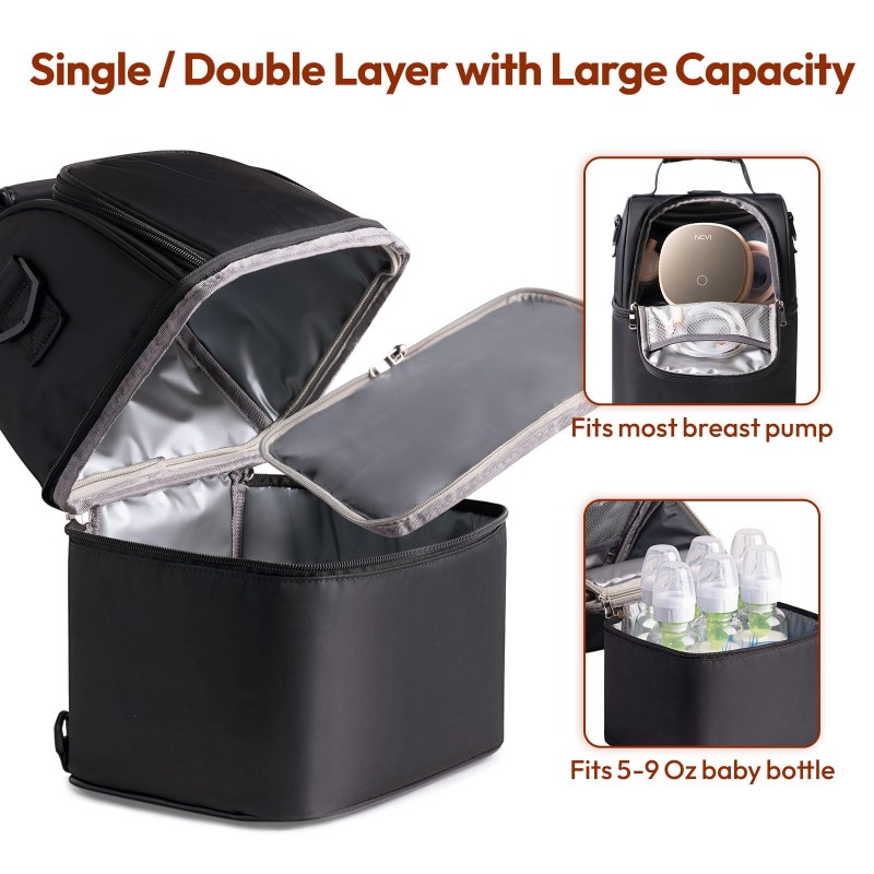 Baby Bottle Cooler Bag Manufacturer - Double Layer Thermal Insulated Nursing Bag