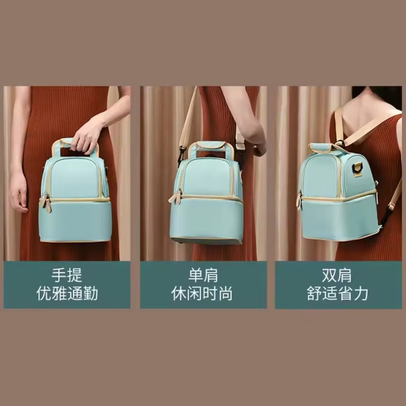 Baby Bottle Cooler Bag Factory - 6 Bottles Breastmilk Storage Backpack Cooler