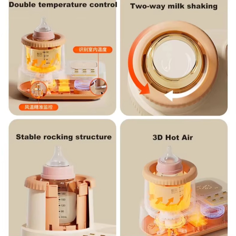 Bottle Warmer Manufacturer - 3 in 1 Waterless Temperature Control Milk Shaker
