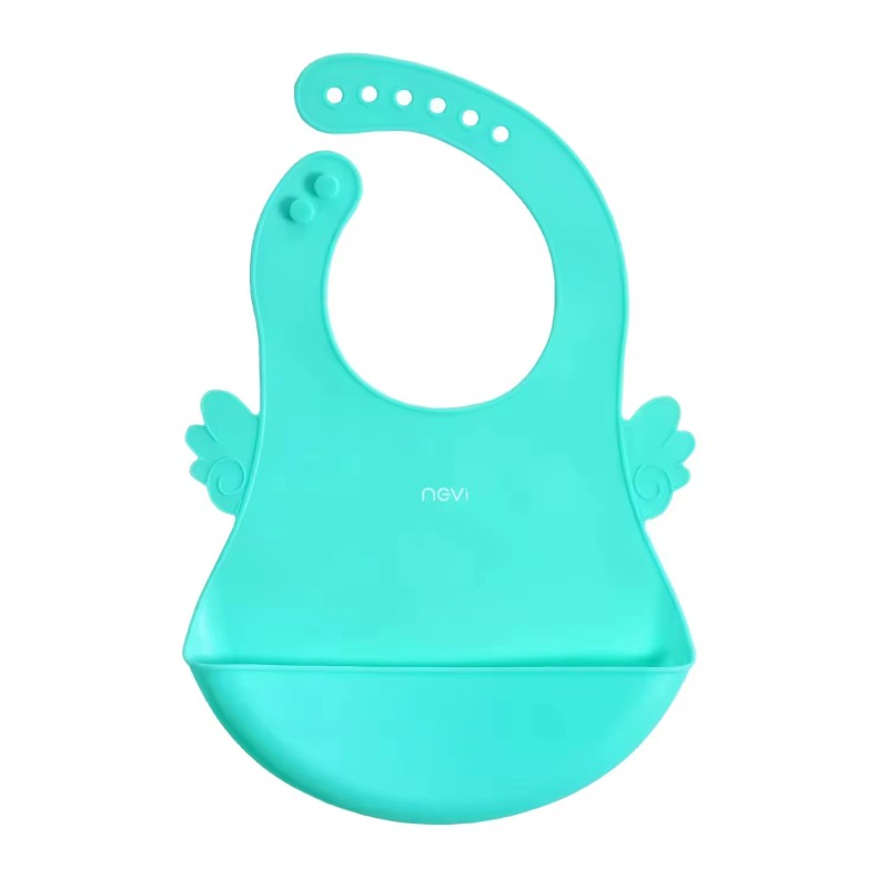 Baby Bib Factory - BPA Free Silicone Wash-Free Waterproof Food Catcher Bib
