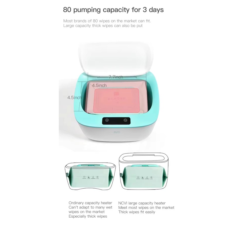 Wet Wipes Warmer Factory - BPA Free Portable Smart Infant Wipes Warmer