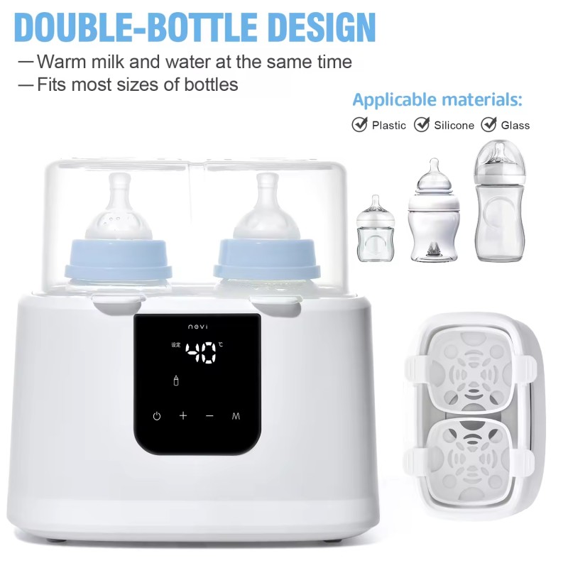 Baby Milk Heater Factory - Electric Double Bottle Warmer with Sterilizer