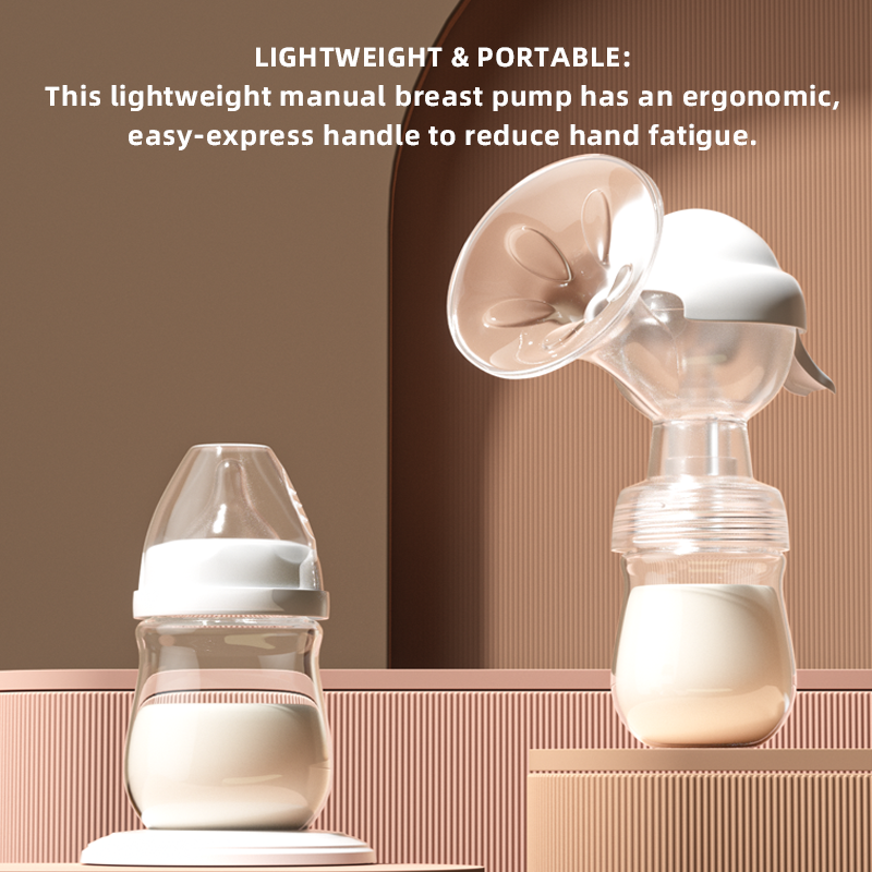 Manual Breast Pump - Portable 5oz Wide Neck