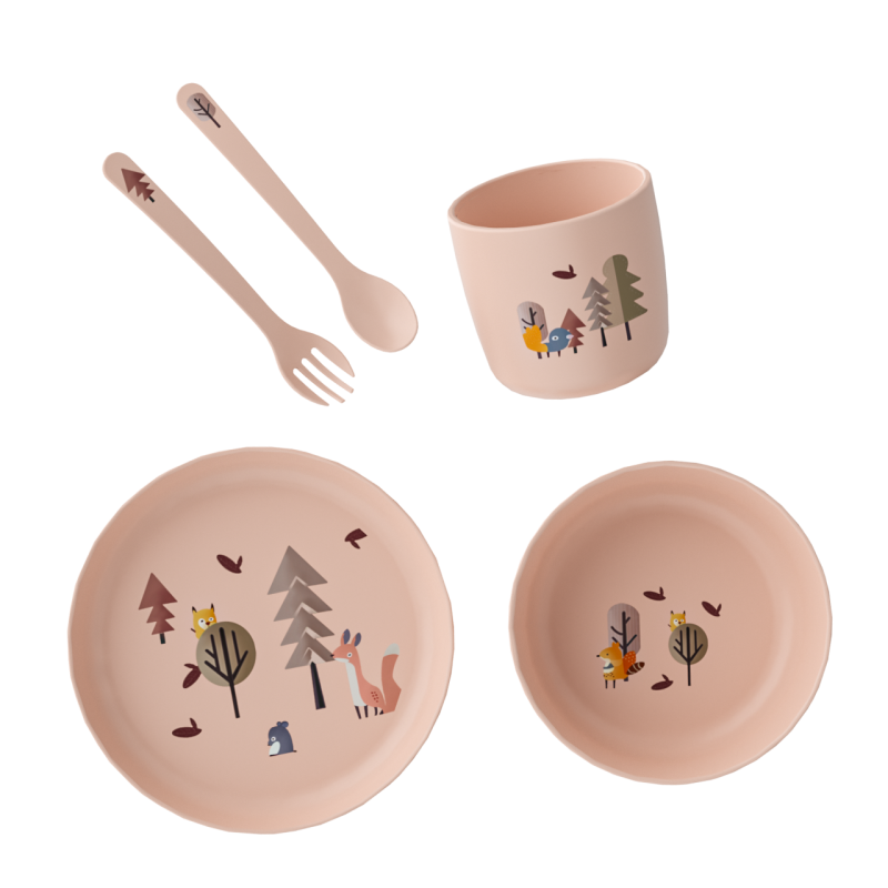 Plate and Bowl Set - Recycle Plastic Kids
