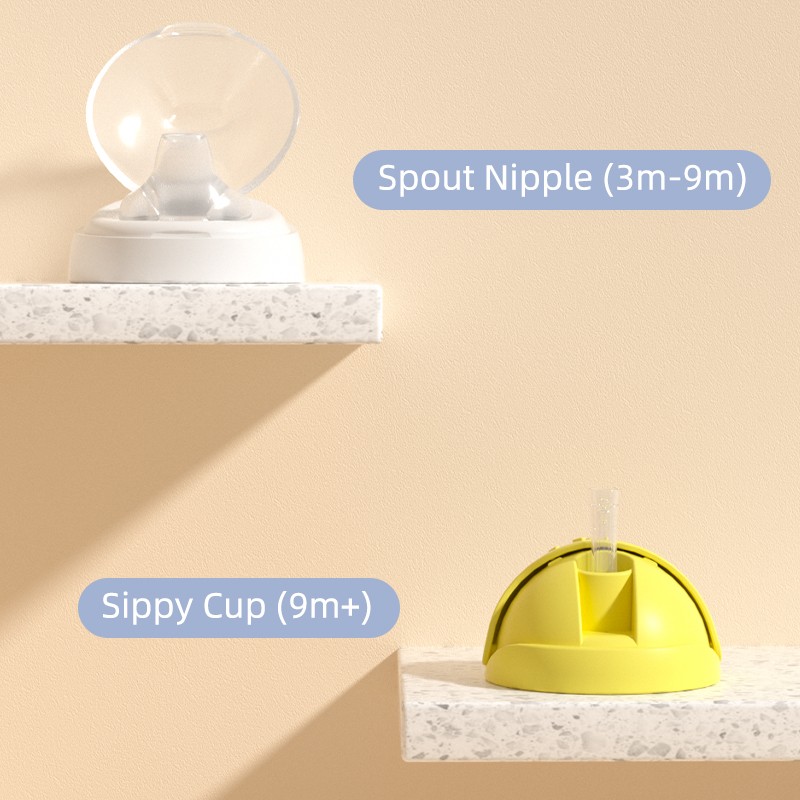 Baby Sippy Cup - New Design with Straw