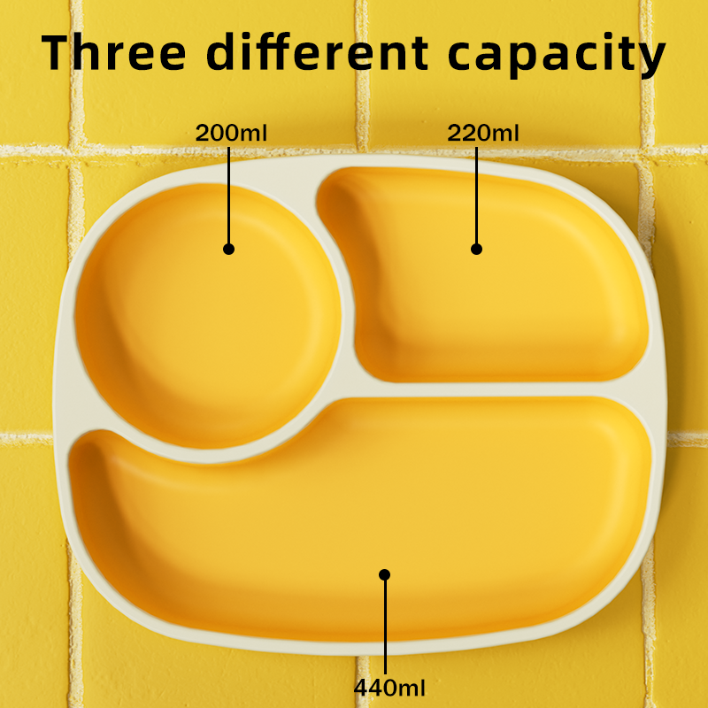 Baby Feeding Plate - BPA Free with Lid