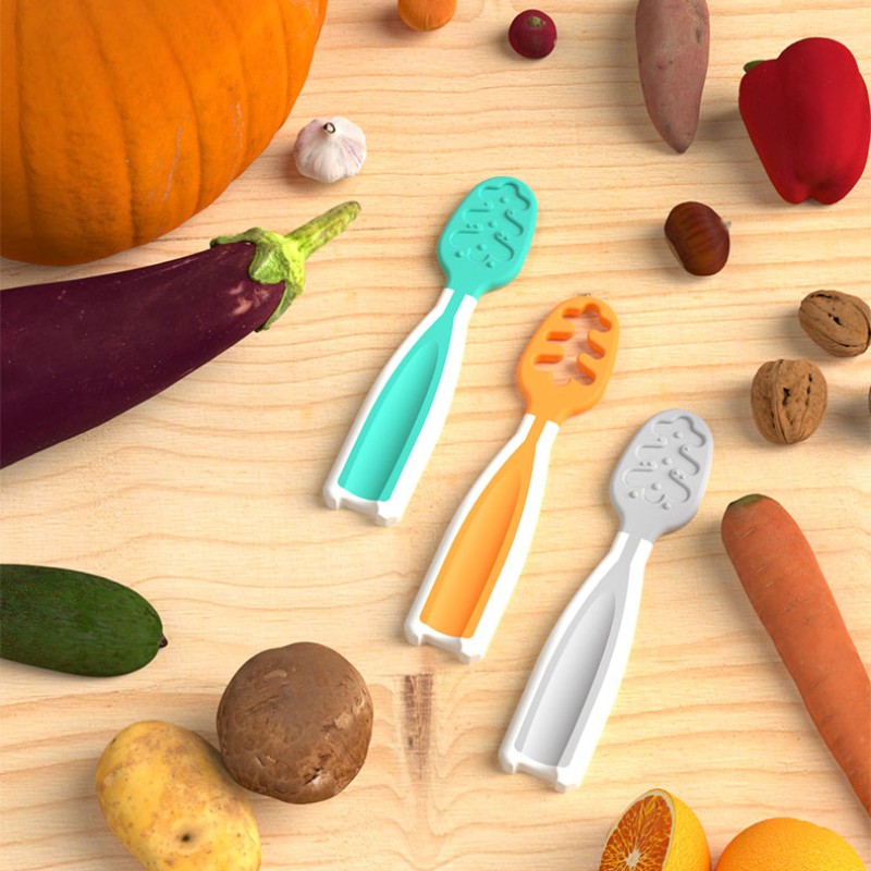 Baby Spoon Set - New Design Soft Head Feeder