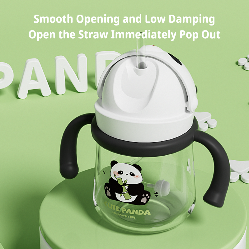 Toddler Straw Cup - Cute Panda Shape Design
