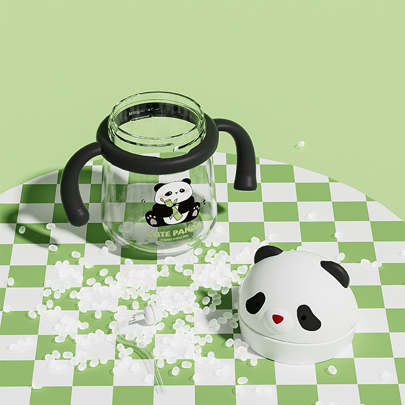 Baby Sippy Cup - Panda Shape with Handles