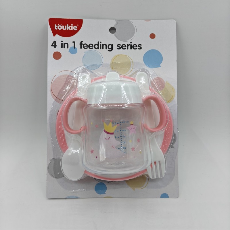 Baby Feeding Set - 4in1 Bowl Plate Utensils