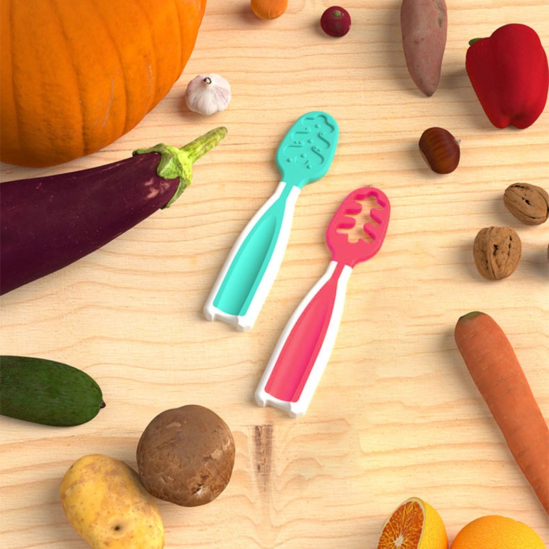 Baby Spoon Set - Food Grade Soft Head Feeder