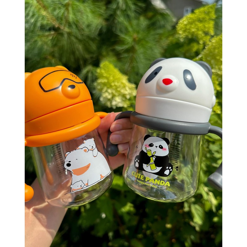 Baby Feeding Cup - 240ml PCTG Tritan with Straw