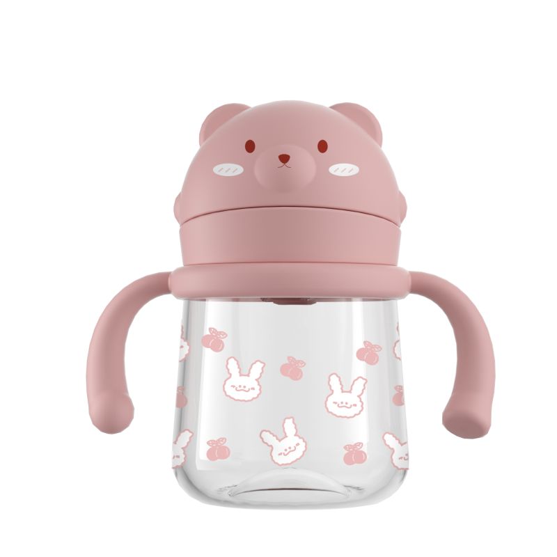 Baby Feeding Cup - 240ml PCTG Tritan with Straw