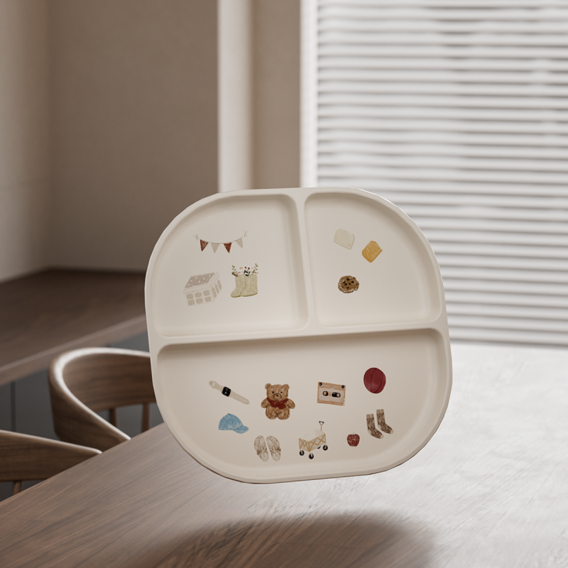 Feeding Plate Set - Non Toxic Eco Friendly