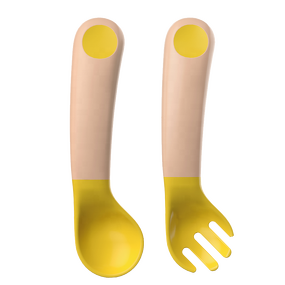 Feeding Utensil Set - Plastic Spoon Fork