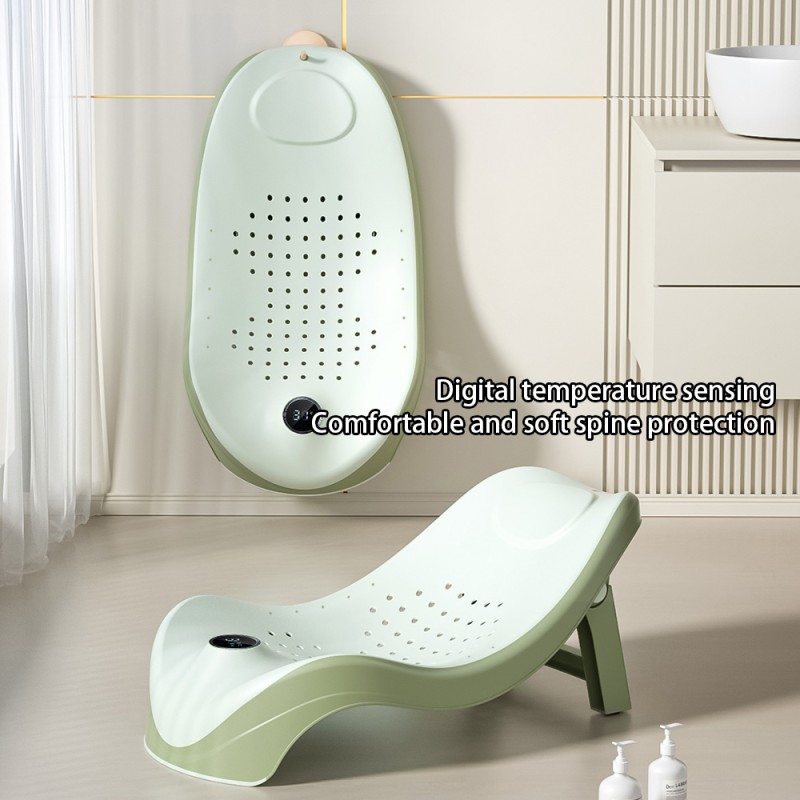 Toddler Bath Seat Manufacturer - Green Pink Color Portable Design
