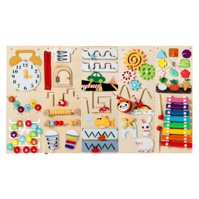 Montessori Busy Board Supplier - Wooden Felt Activity Wall