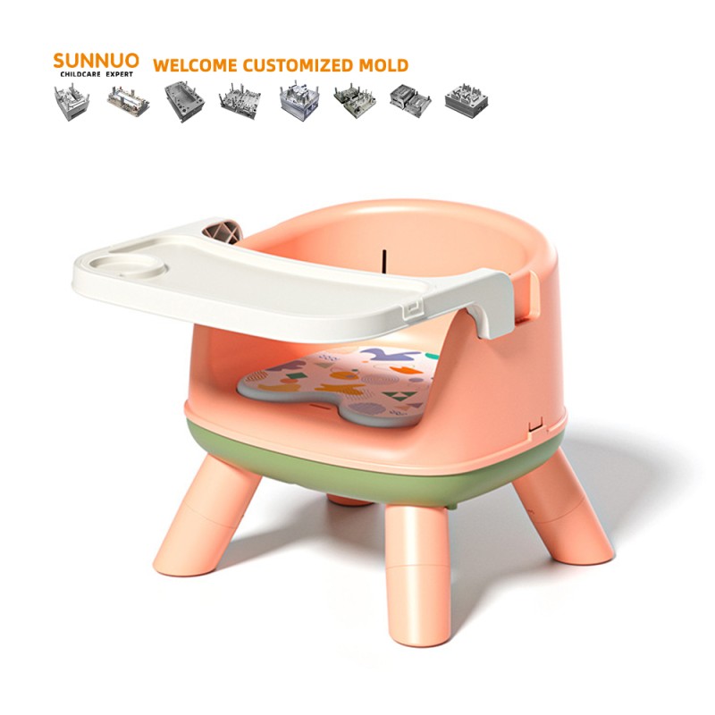 Baby High Chair Supplier - PP Plastic with Steel Frame