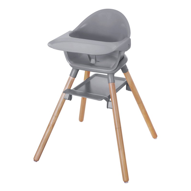 Aluminum Alloy High Chair Factory - Removable Seat Tray Design