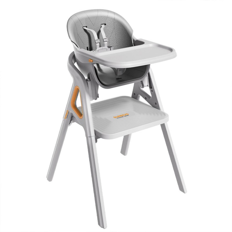 Wooden High Chair Supplier - Removable Tray with Safety Belt