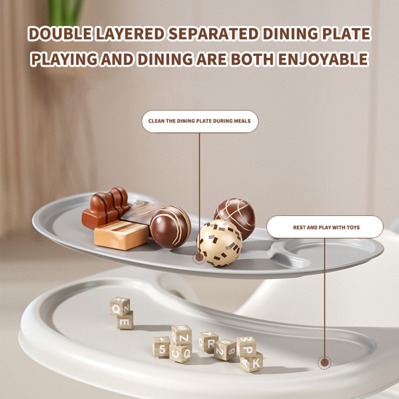 3-in-1 Dining High Chair Manufacturer - Folding Durable Plastic