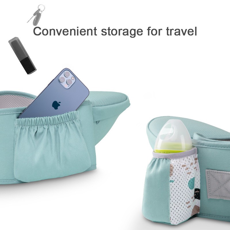 Baby Hip Seat Carrier Supplier - 4-in-1 Foldable Cotton Design