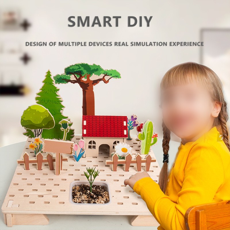 DIY Busy Board Factory - Wooden Fabric Sensory Toy LED