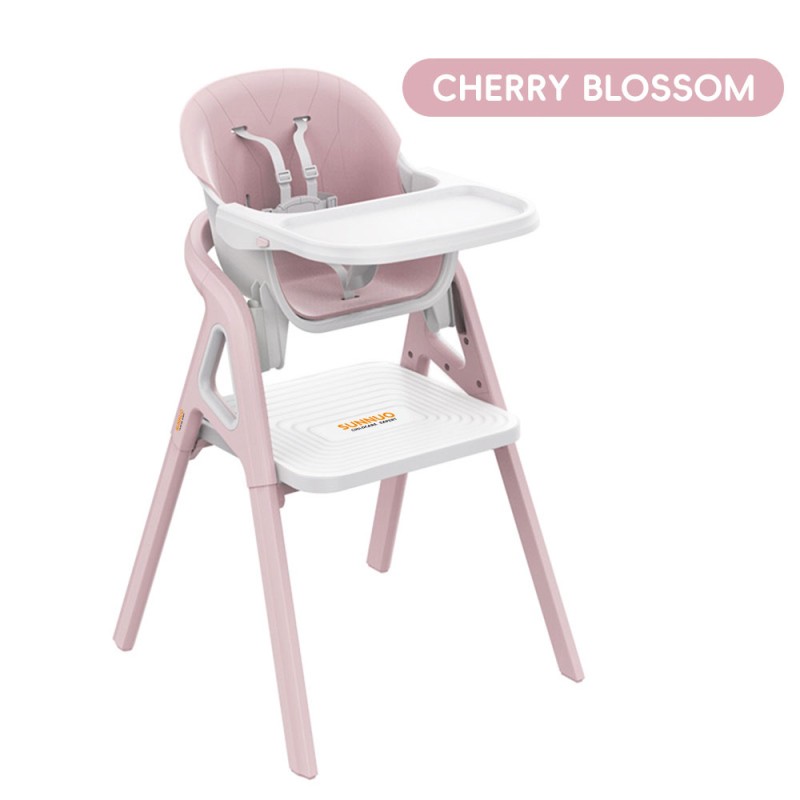 Wooden High Chair Supplier - Removable Tray with Safety Belt