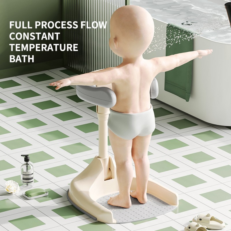 Portable Baby Bath Stand Supplier - Anti-Slip Shower Handle for Toilet