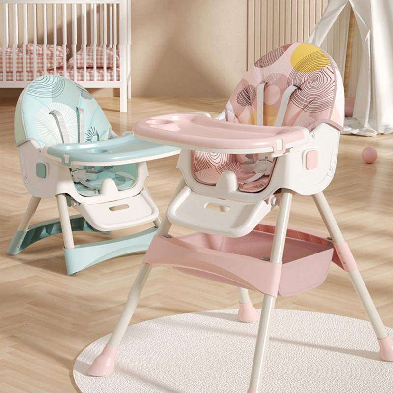 Foldable Baby High Chair Manufacturer - Removable Seat with Tray