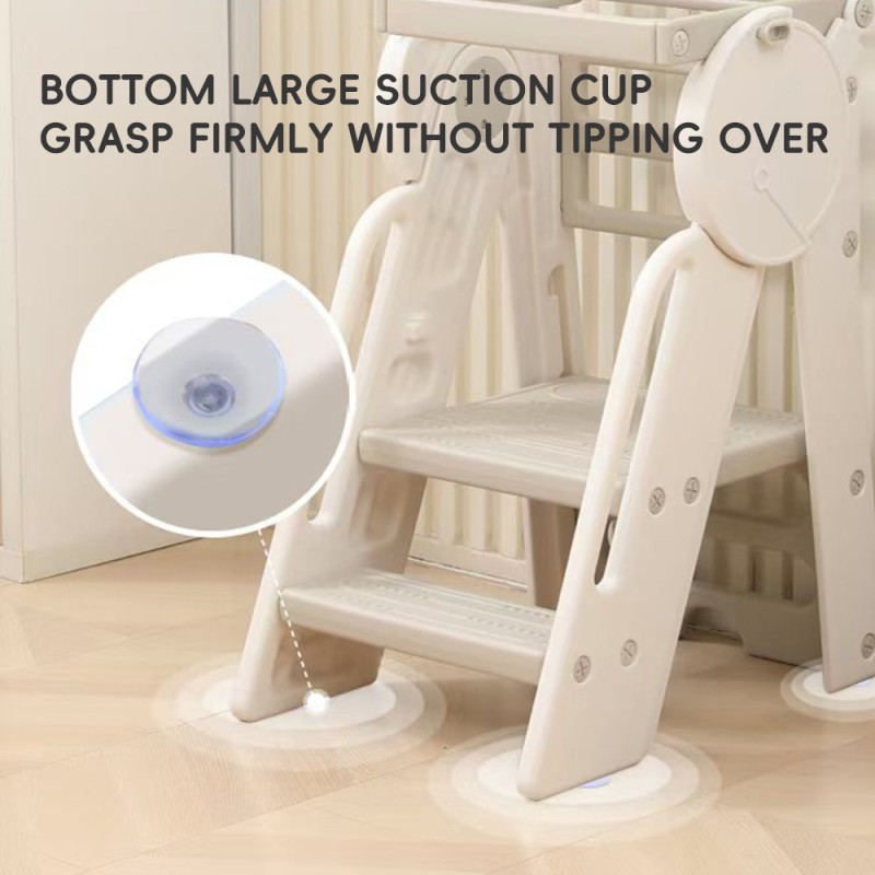 Potty Training Stool Supplier - Portable Folding Plastic Design