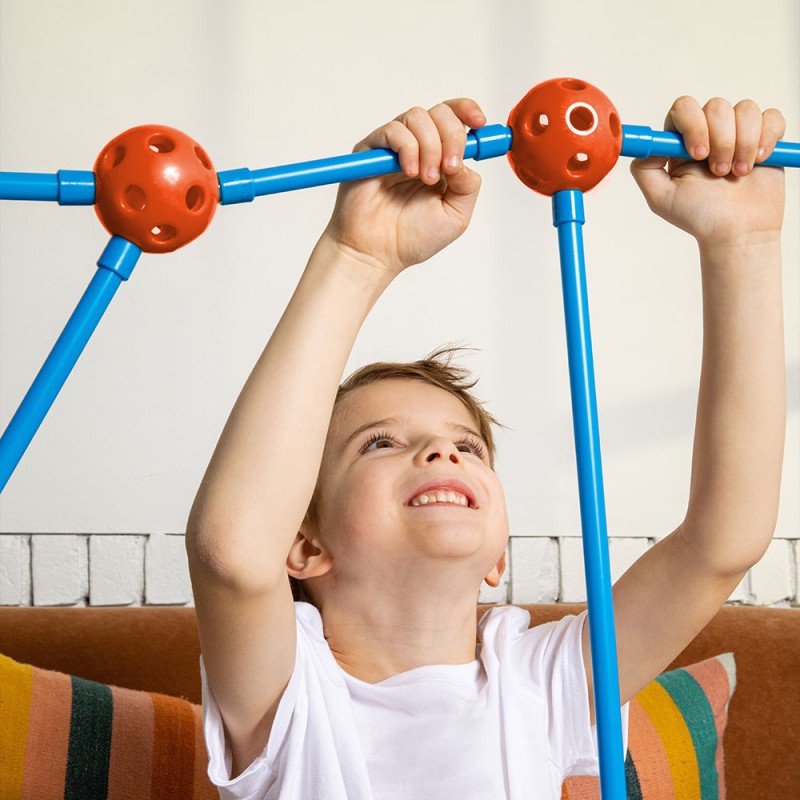 Fort Building Kit Supplier - Green Plastic Tent Builder