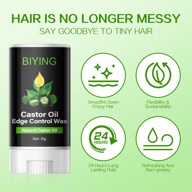 Private Label 5 Types Hair Wax Stick OEM OBM ODM Strong Hair Styling Wax Long-lasting Strong Holding Hair Wax Stick