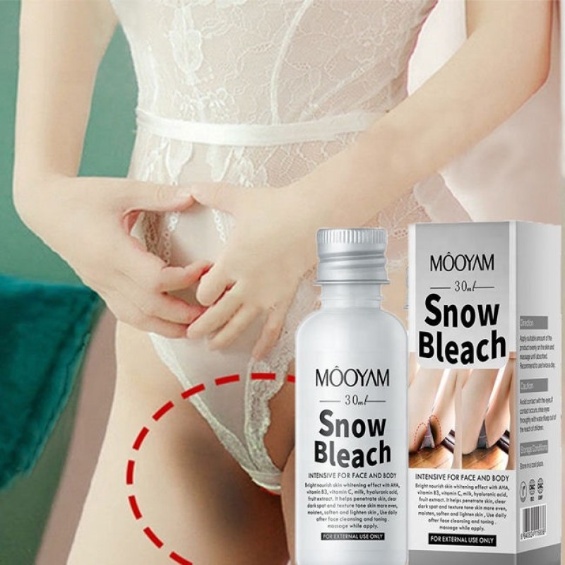 50ml Body Cream for Sensitive Area Underarm Private Parts Skin Whitening Cream for Dark Skin Snow Bleach