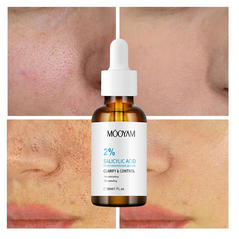 Salicylic Acid Pore Shrinking Serum Face Removing Large Pores Tightening Facial Pore Minimizing Skin Care Serum