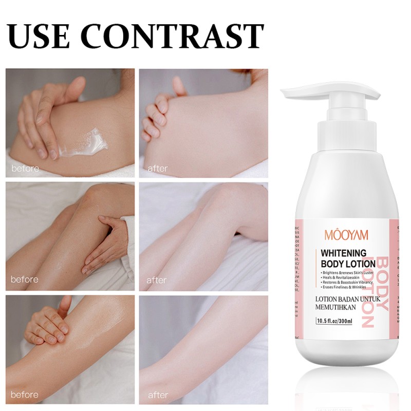 High Quality Wholesale Private Label Luxury Moisturizing Nourishing Lightening Natural Skin Whitening Body Lotion