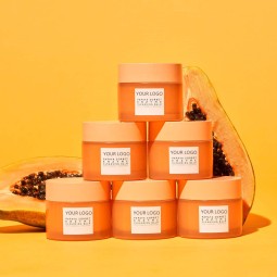 Private Label Custom Skincare Natural Organic Face Eye Cleanser Papaya Makeup Remover Cleansing Balm