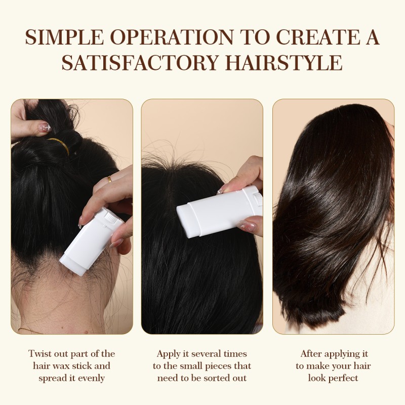 Private Label 5 Types Hair Wax Stick OEM OBM ODM Strong Hair Styling Wax Long-lasting Strong Holding Hair Wax Stick