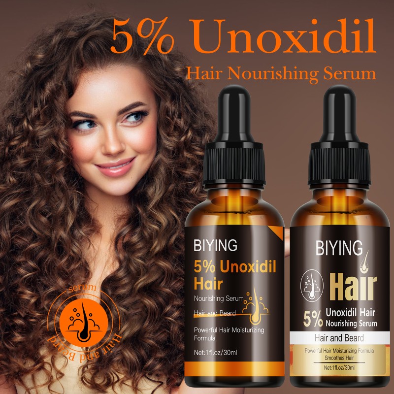 5% Unoxidil Hair Nourishing Serum Beard Nourishing Powerful Hair Moisturizing Formula Smooth 30ml MOOYAM Hair Care Growth Serum