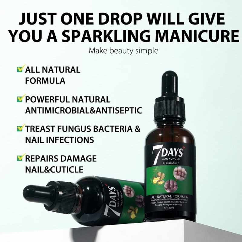 Ginger Extract Paronychia Nail Essence Treatment Fungus Damaged Fingernail Repair Anti Bacterial Nail Serum